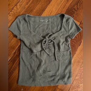 Aeropostale dark green cami top